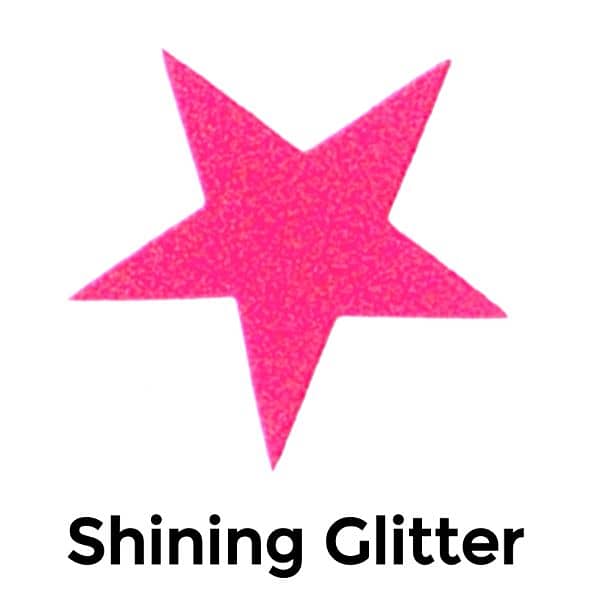 50 Colorful Glitter Stars Stickers - 3