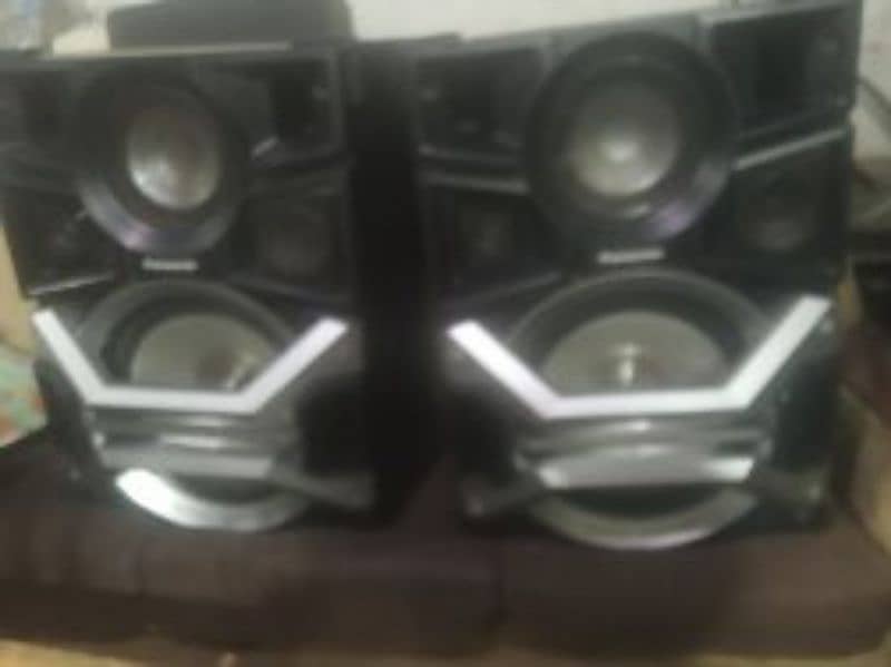 Panasonic speakers woofer pair 8