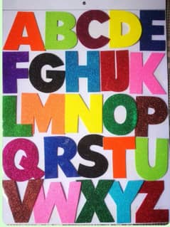 A Beautiful Multicolor Capital Letters - ABC