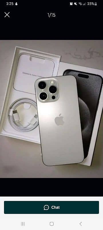 I phone 15 pro max 256 Offically  PTA Approved Dual 1