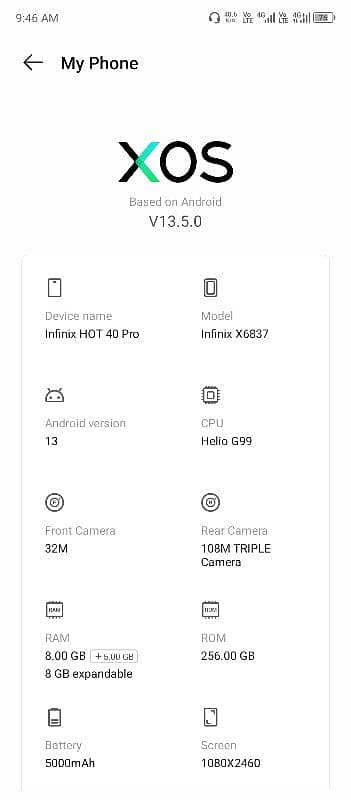 Infinix Hot 40 Pro 3