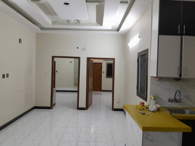 3 bed drawing dining brand new 1st floor portion for rent nazimabad 1 9