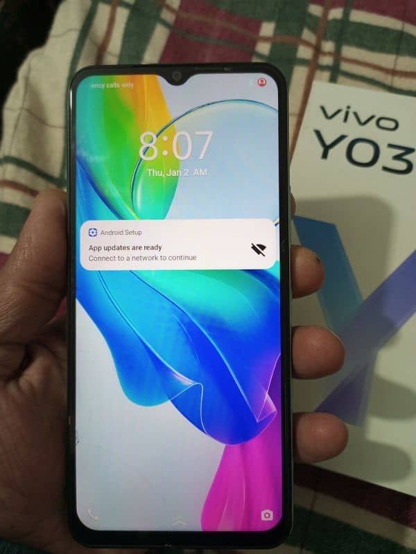 Vivo y03t 4+4gb ram 128gb rom read add 0