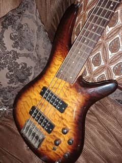 ibanez 5 strings active bass guitar