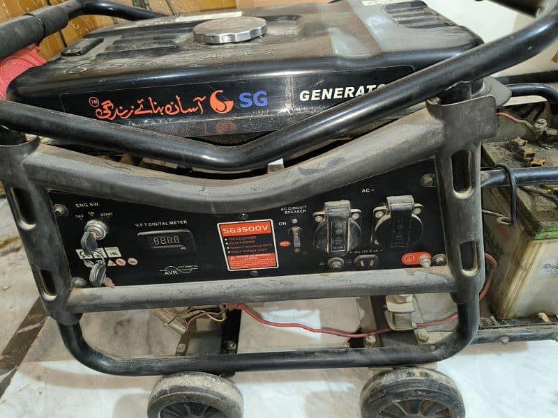 SG Korean Generator 3500 V PKR 40,000 With Battery fitted. 5