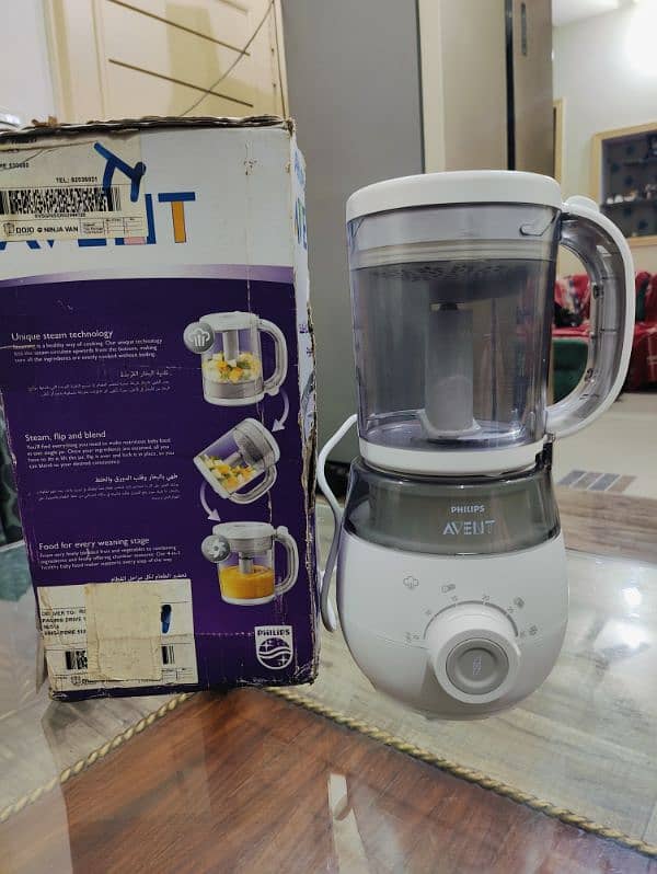 Philips Avent Premium 4-in-1 Steamer Blender, Baby Food Maker 3