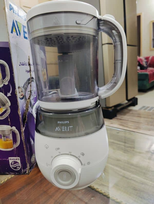 Philips Avent Premium 4-in-1 Steamer Blender, Baby Food Maker 4