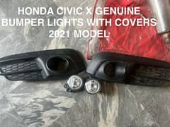 HONDA CIVIC X 2021 MODEL GENUINE FOG LIGHTS AND COVERS