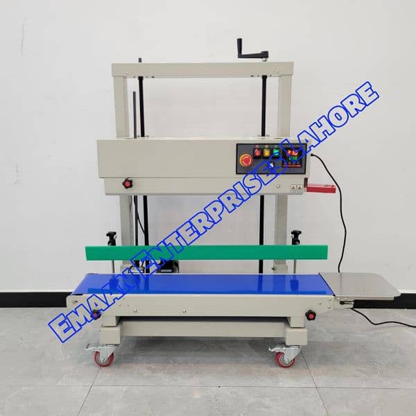 Continuous Band Sealer Machine | Plastic bag, pouch sealing packing 0