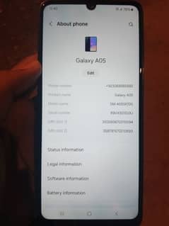 Samsung A05 Mobile New Condition