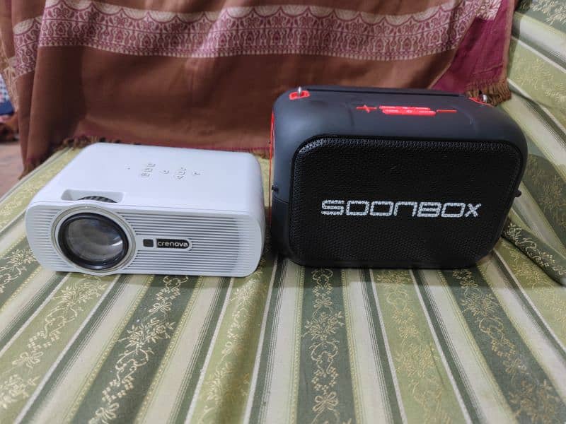 mini led projector+ Bluetooth speaker 3