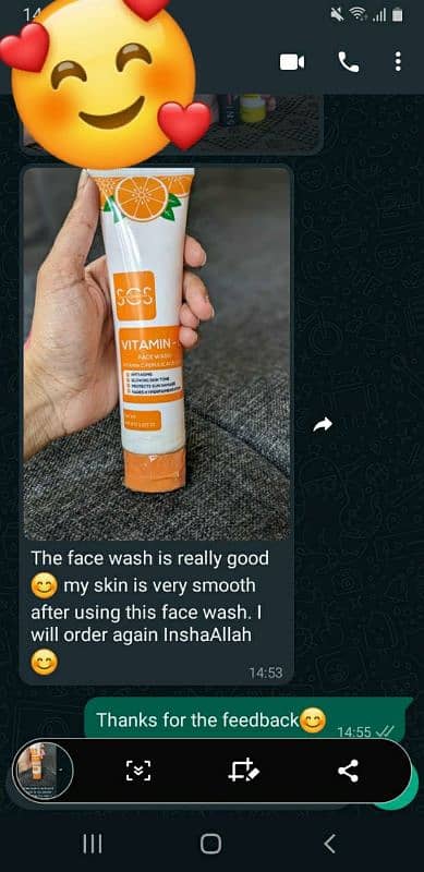 SCS vitamin C face wash 2