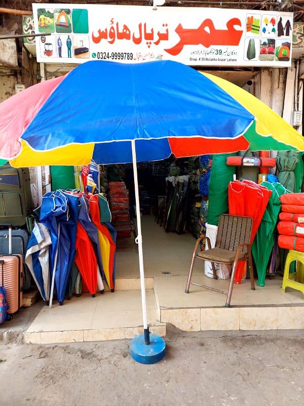 Labour Tent / Green Tarpal / Plastic Tarpal / Hiking Camp / Umbrella 17