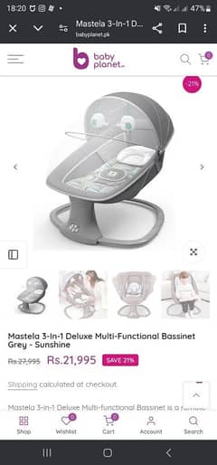 Mastela baby bassinet