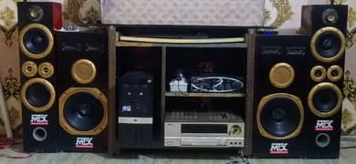 speaker's amplifier with pc system