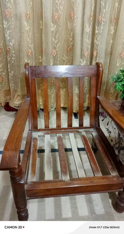 Wooden sofa set 5 Seater 5