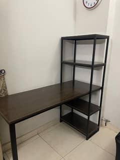 Study Table With Attached Book Shelves For Sale