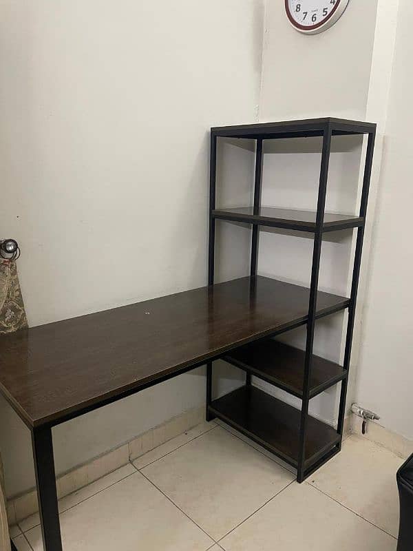 Study Table With Attached Book Shelves For Sale 0