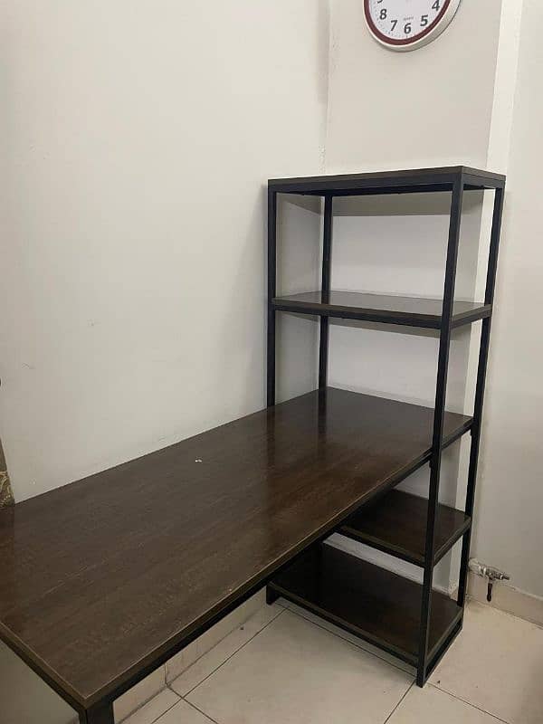 Study Table With Attached Book Shelves For Sale 2