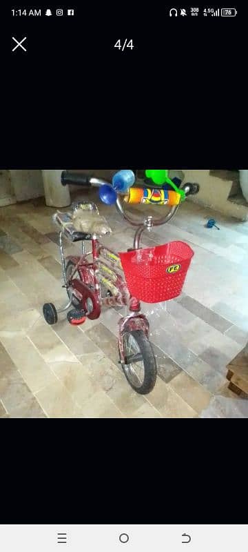 new zero meter kids cycle for sell 6500 0