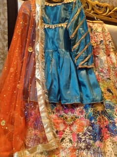 mehandi /mayo/ ubtan party wear wedding dress