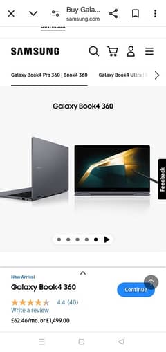 Samsung Book 4 360 15.6 inch 2 in 1