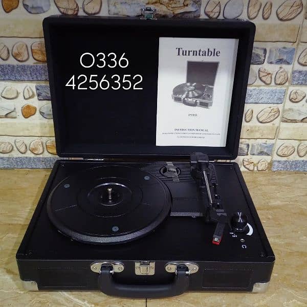 Turntable Gramophone Record player Antique Vinyl 1