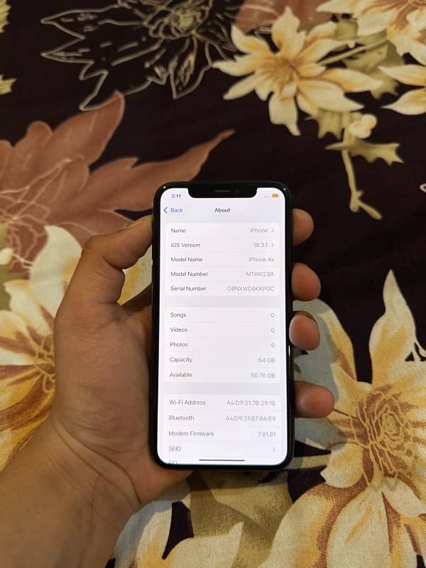 iphone xs … non pta … factory unlock 4