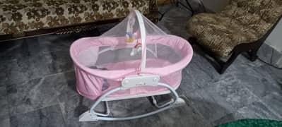 Baby Bassinet with Soothing Music  -New out of Box, Perfect Condition!