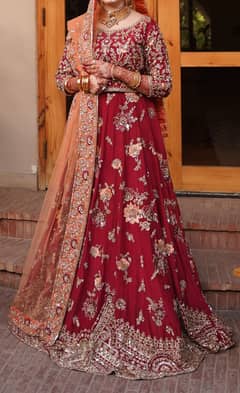 Barat Dress/ Barat Lehenga/ Lehenga Choli/ Red Lehenga/ Wedding Dress