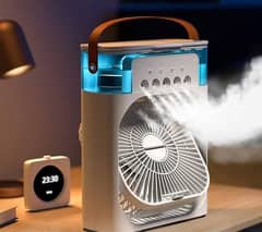 USB Operated Water Mist Fan Mini Air Cooler | Cooling Fan | Table Fan