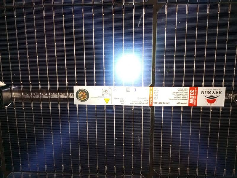 mono crystalline solar panel bifecial 310 Watt 3