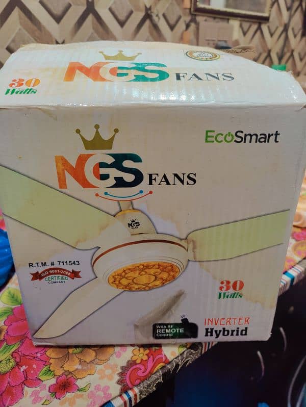 Eco Smart NGS DC Fan - 30W - excellent condition - with remote and box 4