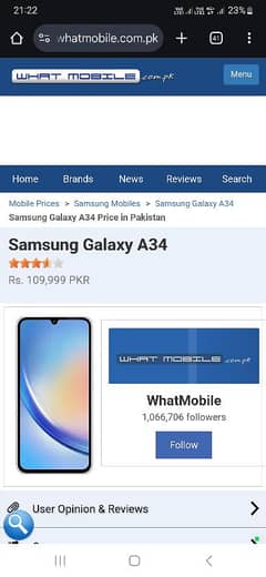 Samsung Galaxy A34 8gb ram slightly used available