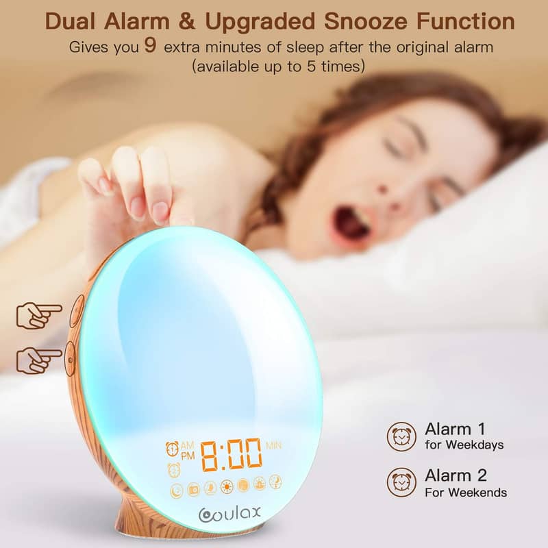 Alarm Clock with Automatic Sensor, Date & Temperature for car 13