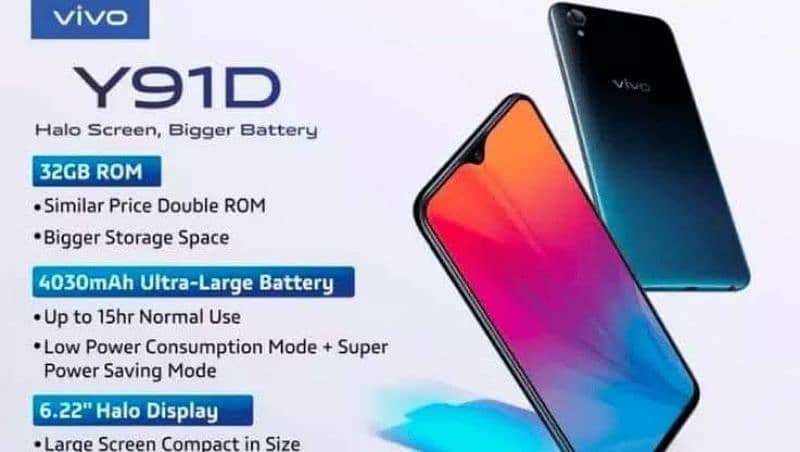 VIVO y91D  2gb 32gb 1