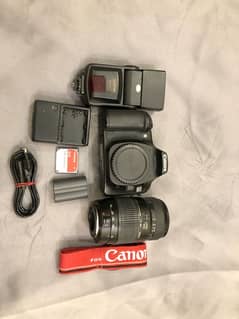 Canon 30D DSLR with all accessories lens card battery charger strap