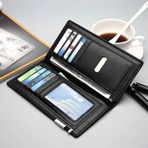 Men's PU leather wallet 6