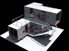 office container prefab buildings cafe container security guard room