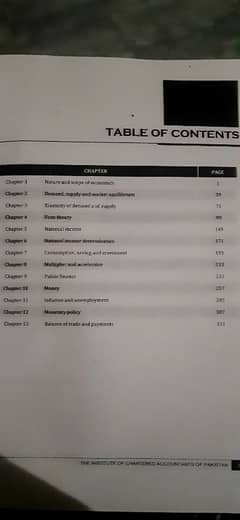 Economics book for PRC level of CA