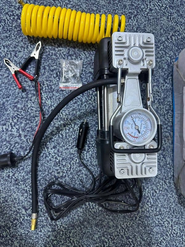 Double Cylinder Tyre Inflator l Tyre Air Pump l Tyre Compressor 6