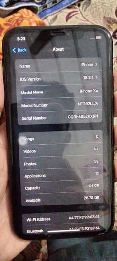 Iphone XR non PTA 10/10 Condition Water proof