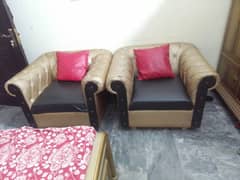 sofas set in used form