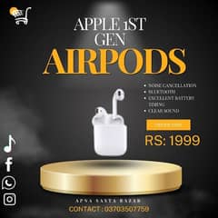 Apple AirPods 1st Generation In-Ear Headsets with Charging Case