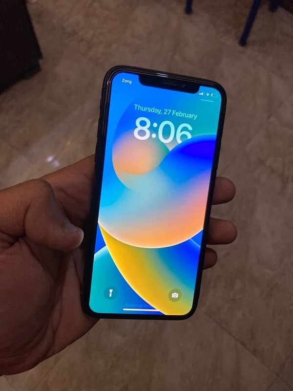 iphone x 256Gb pta approved Read add 0