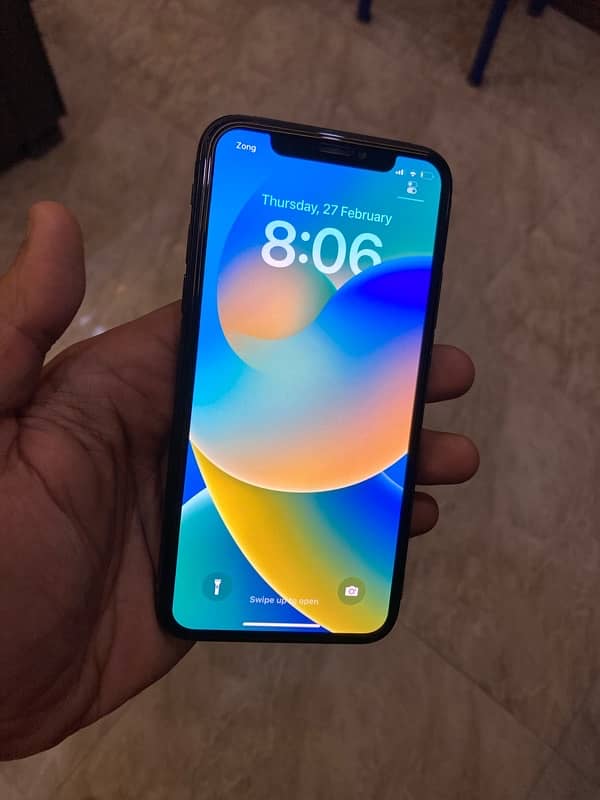 iphone x 256Gb pta approved Read add 2