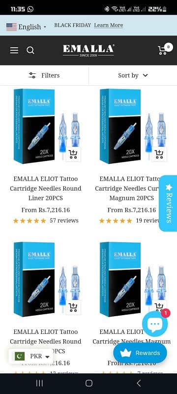 EMALLA ELIOT Tattoo Cartridge Needles. 1