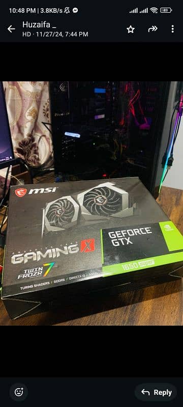 GTX 1650 SUPER WITH BOX 3