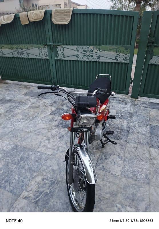 Honda cg 125 2020 model all ok all papers file don 4