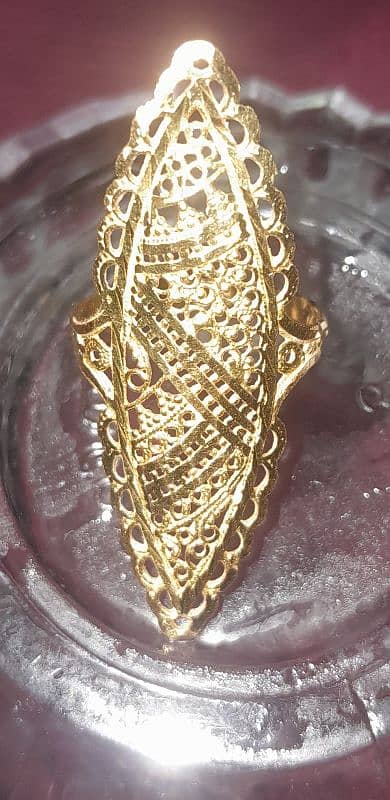 Original 22 k 916 stamp ring dubai ki hai per gram 30000 0